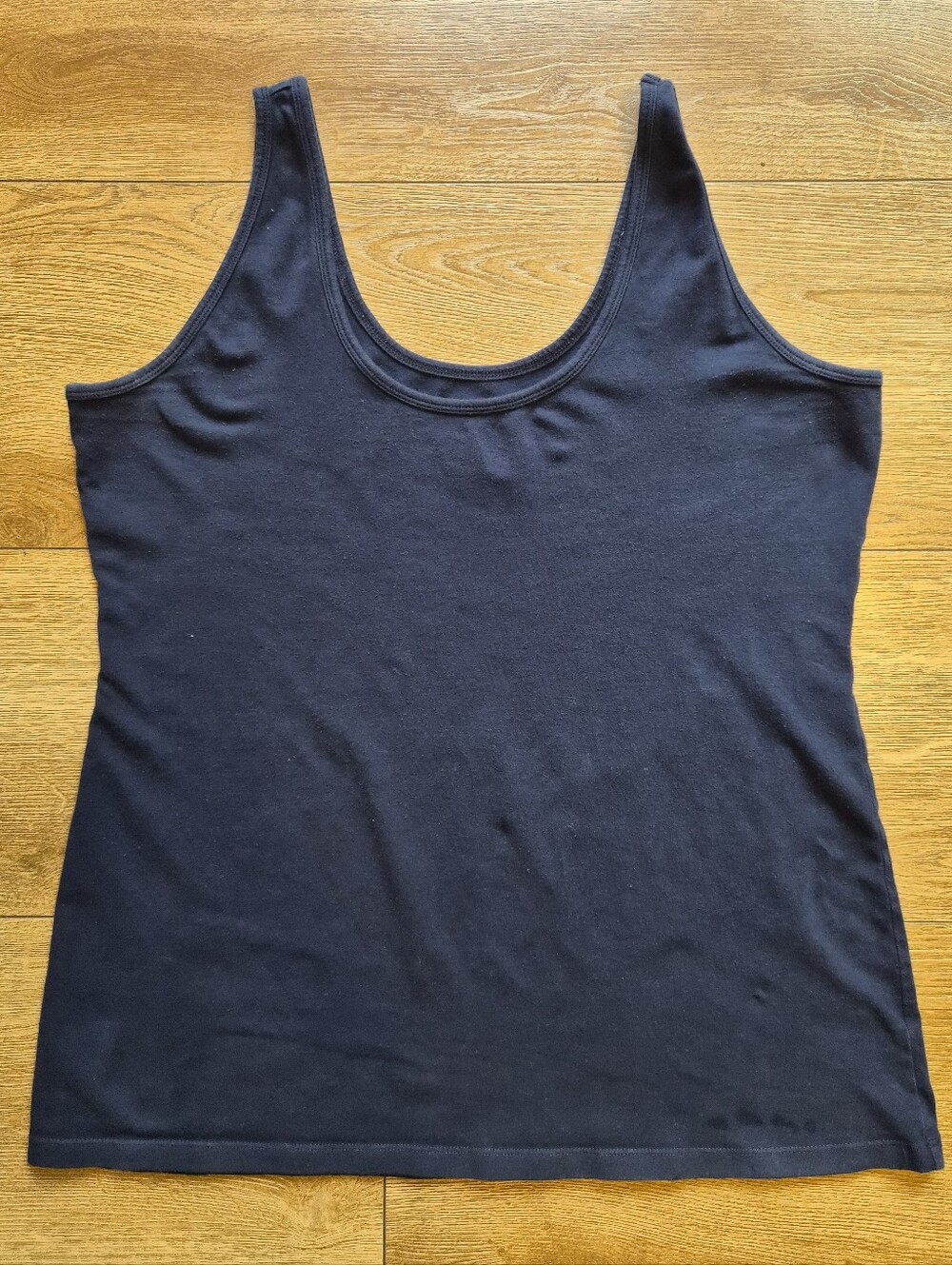 [EUC] Maurices Navy Blue Scoop Neck Tank Top Cami Camisole XXL